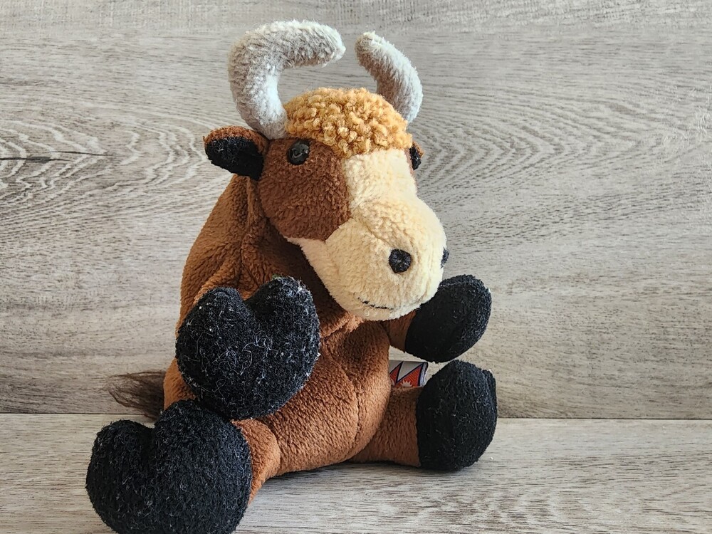 Coca-Cola International Collection Toro Bull Beanie Plush Toy 7”